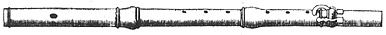 Quantz-type flute from Castillon's article in Diderot's Encyclopedie
